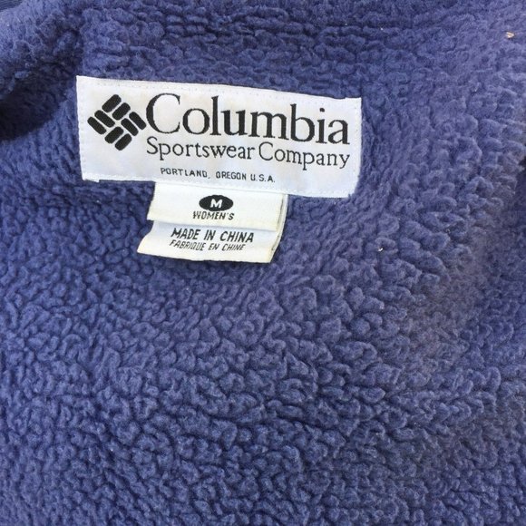 Columbia convert women's  blue outerwear jacket size--M - Picture 3 of 3
